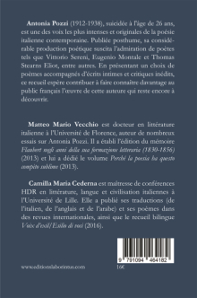 Antonia Pozzi, Une vie irrémédiable ; poèmes, écrits