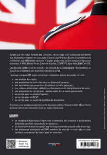 10 ans d'annales corrigées aux épreuves d'anglais des grandes écoles scientifiques - X-ENS, X-ENS BCPST Mines-Ponts, Centrale-Supélec, Centrale TSI, CCINP, PT, Agro-Véto, ENAC, ATS - En bonus : 5 sujets inédits - 2e édition