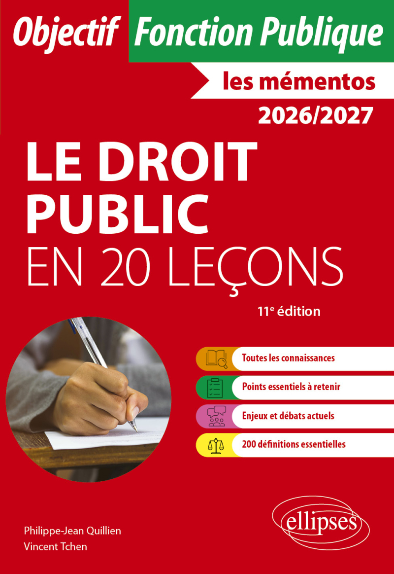 Le droit public en 20 leçons - 11e édition
