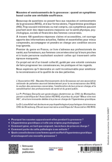 Nausées et vomissements de la grossesse, hyperémèse gravidique