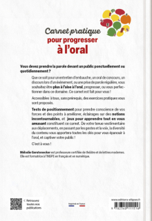 Carnet pratique pour progresser à l'oral - Conseils, exercices pratiques, jeux