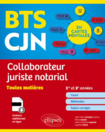 BTS CJN en cartes mentales - Collaborateur juriste notarial