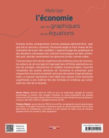 Maîtriser l’économie par les graphiques et les équations - 60 fiches pour préparer vos concours. CPGE, Université, Concours