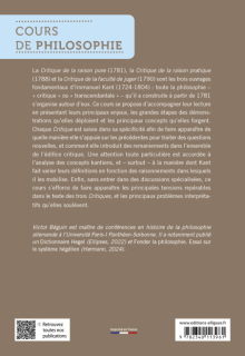 Leçons sur les trois Critiques de Kant