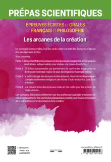 Les arcanes de la création en fiches. Prépas scientifiques. Épreuve de français et philosophie. - Ion et La République, livre X, de Platon. L'Oeuvre, d'Emile Zola. Un Lieu à soi, de Virginia Woolf. Concours 2027-2028